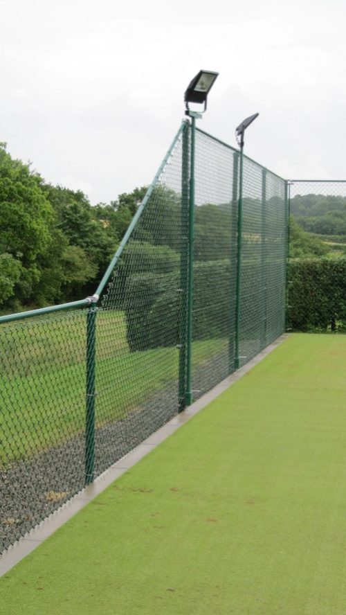 Lighting for tennis courts Retractable sports lighting using LED fittings